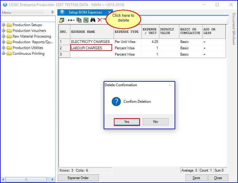 Setup BOM Expenses-2